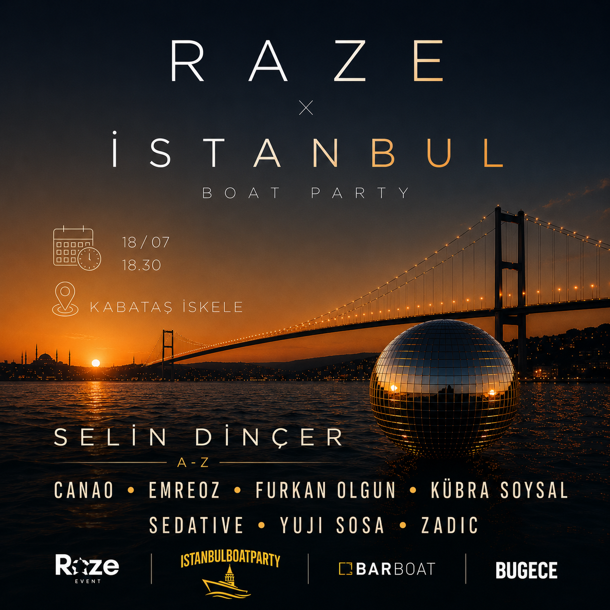 RAZE X İSTANBUL BOAT PARTY