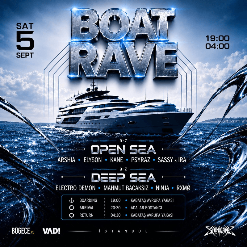 BOAT RAVE ISTANBUL